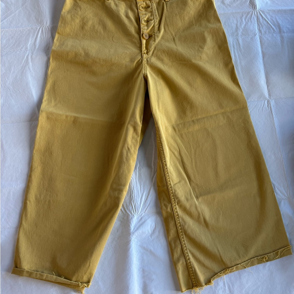 Anthropologie Mustard Yellow Garment